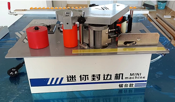 800w 6m/Min Woodworking Edge Bander Mini Edgebander For Saw Tables