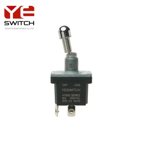 IP68 Waterproof Momentary Industrial Metal Toggle Switch For High-altitude Work Platform