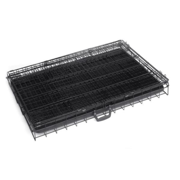 Solid Construction 15kgs 123cm Foldable Metal Dog Crate