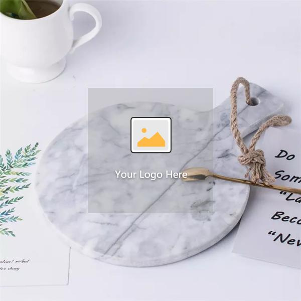 Round Oem Marble Stone Chopping Board For Kitchen