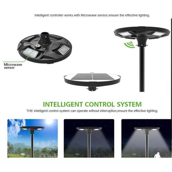 5 years Warranty Outdoor 360 Degree UFO Solar LED Garden Post Light Built in Motion Sensor