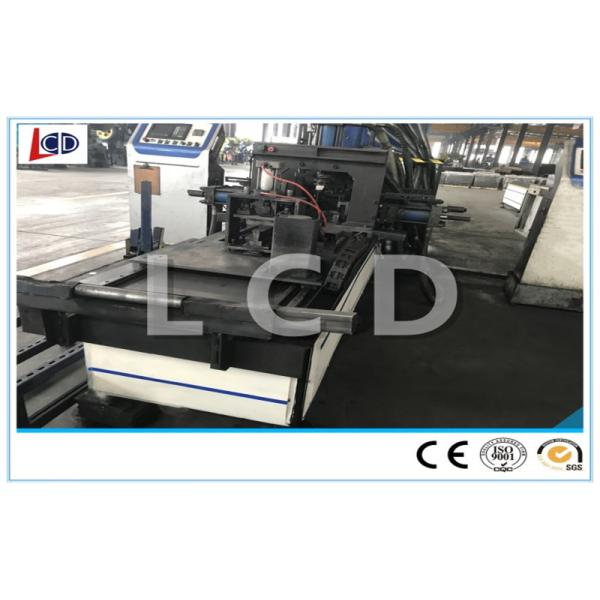 CNC Control Sheet Metal Hole Punch Machine , Pipe Punching Machine 1200kg