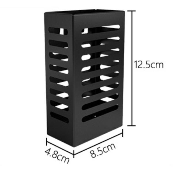 Foodgrade 55.5cm heght Black Metal Draining Rack / Wall Hanging Dish Rack Portable