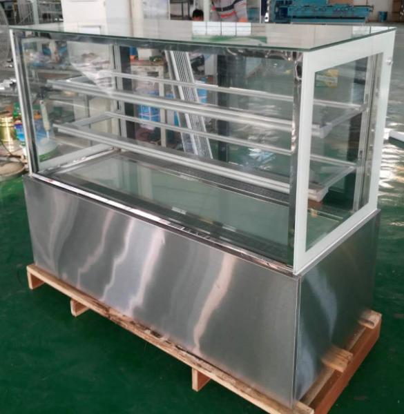 Quality Customized Floor Standing Or Table Top Cake Display Freezer cake display freezer manufacturer for sale