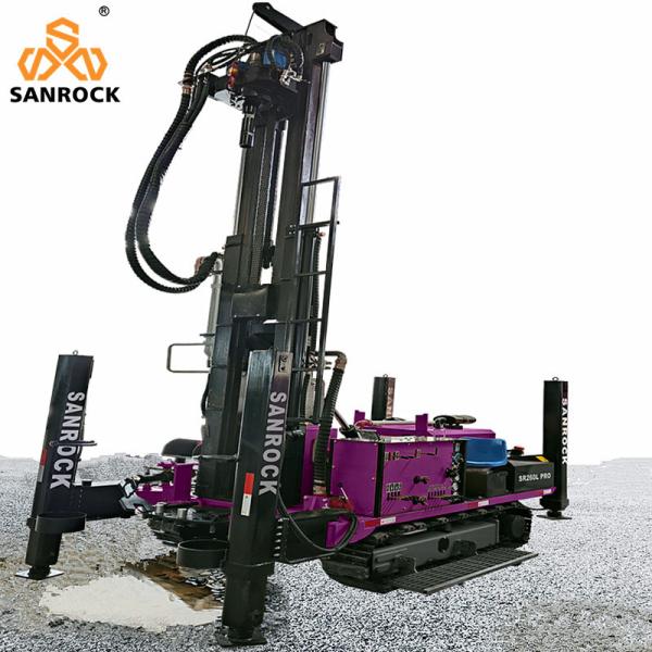 Hydraulic Water Well Drilling Rig Depth 260m Bore hole Portable Water Well Drilling Rigs