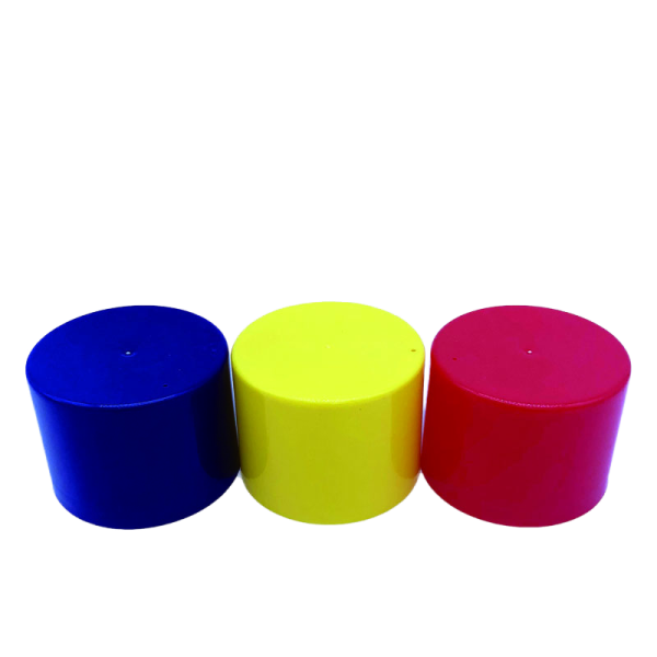 ABS Plastic Perfume Bottle Caps 15mm Non Spill Plastic Lid In Macaron Colors