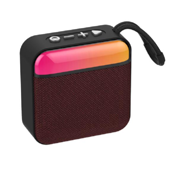 Compact Multi-Color Portable Bluetooth Speaker with 52mm 5W Driver and Type-C Charging
