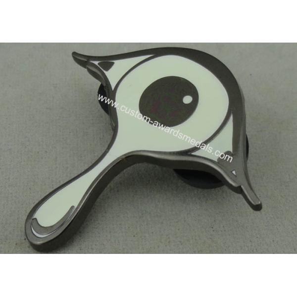 Synthetic Zinc Alloy Hard Enamel Pin Die Casting With Black Nickel Plating