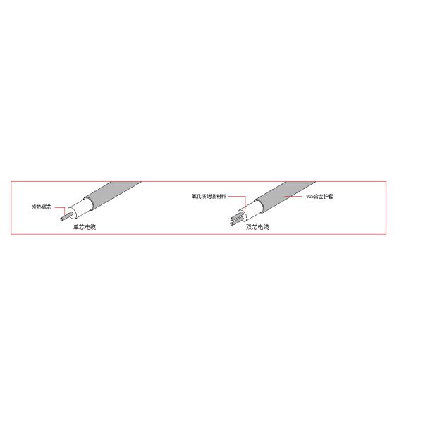 Inconel 600 Heat Tracing Cable 600V Double Cores