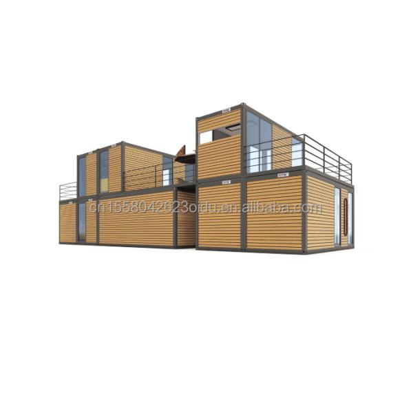 Modern Design 20ft or 40ft Food Bar Cafe Supermarket Store Container Store Customizable Flat Package Prefabricated House