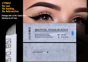 Buy cheap Permanent Makeup Eyebrow Blade Microblading Needles With Lot. No. And Expiry Date product