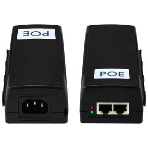 China 60W Gigabit PoE Injector 48V Output Mid-Span Commerical Desktop 15.4W/30W Compatible on sale