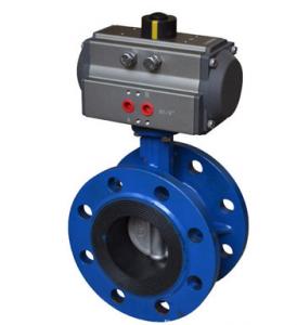 Buy cheap Soft-Sealed Pneumatic Butterfly Valve with Actuator product