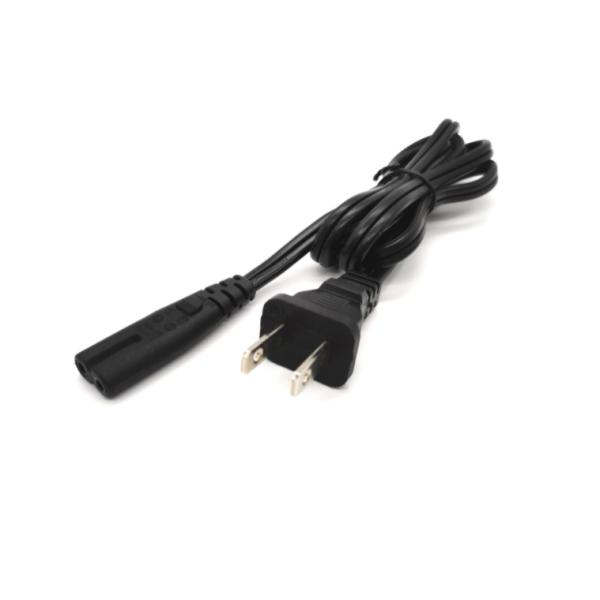 AC 1.2m UL Power Cord 2Pin Medical Instrument Extension Cord
