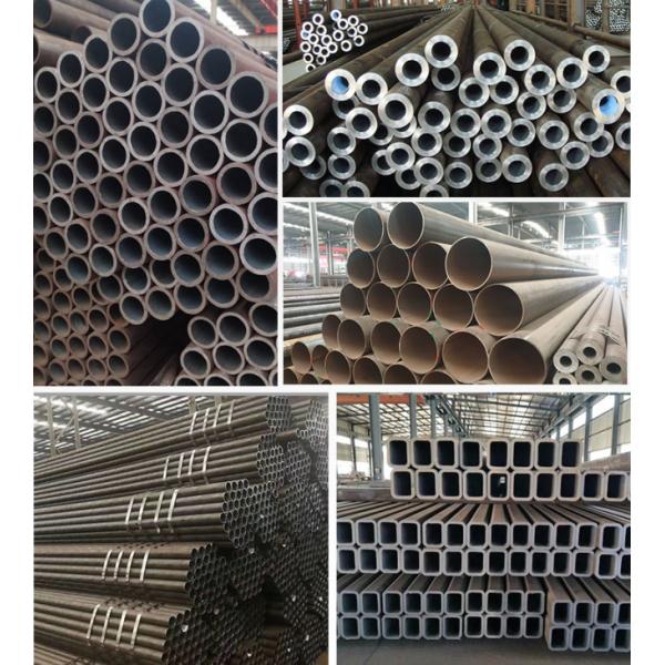 Black Seamless Steel Pipes Square Shape Hot Rolled Steel Pipe Long Lasting
