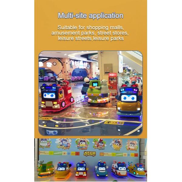 Ambulance Goethe Cartoon Kiddy Ride Machine Coin Operated Swing Machine