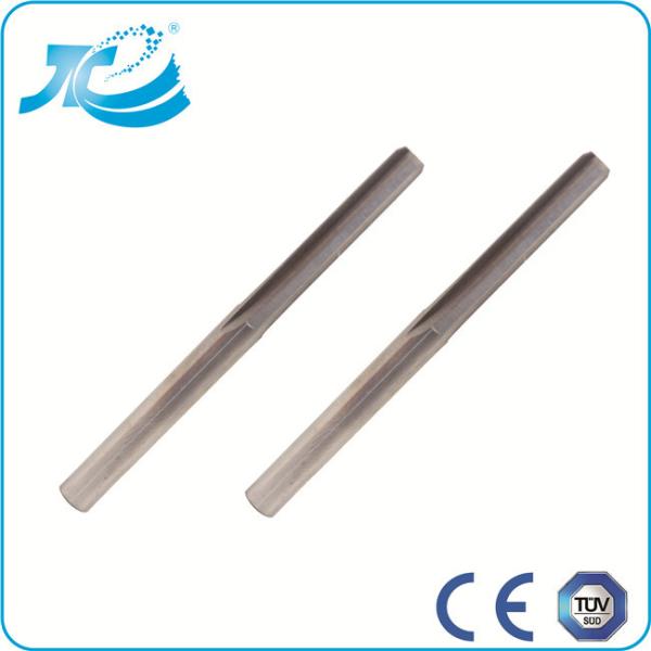 Solid Tungsten Carbide Reamer , Tungsten Steel Reamer with Straight Flute