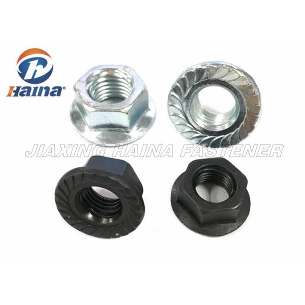 Zinc Plated / Black Hex Head Nuts M16 Carbon Steel Grade 8.8 For Pipeline Connection