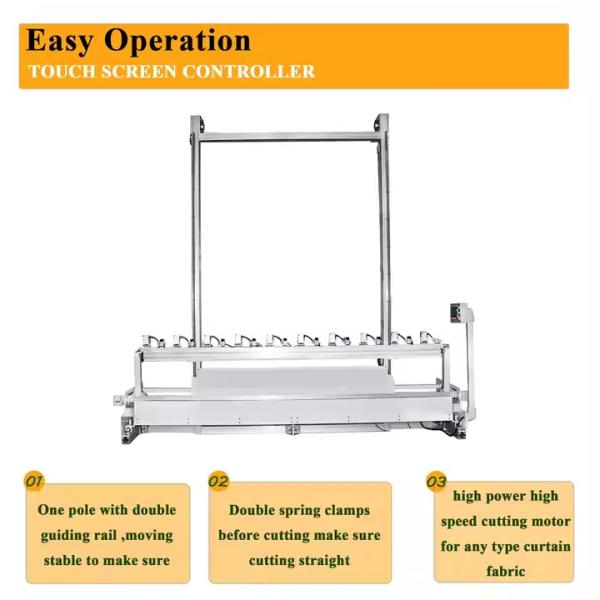 Automatic Home Textile Fabric Cutting Machine With Lightbox 200KG