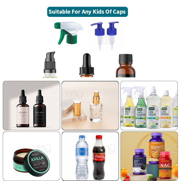 Automatic Screw Monoblock Filling And Capping Machine Food Beverages Cosmetics Bottle