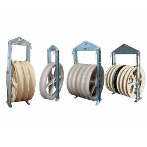 Buy cheap Bundled Conductor Stringing Blocks With 916mm Nylon Sheave product