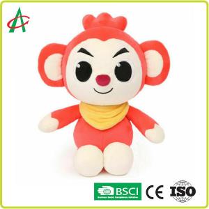 China OEM 8'' Baby Animal Plush Toys , Monkey Plush Doll BSCI certificate on sale