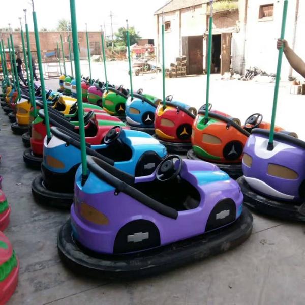 Sky Net Model Kiddie Bumper Cars Green / Red / Blue / Yellow Color For Theme Park