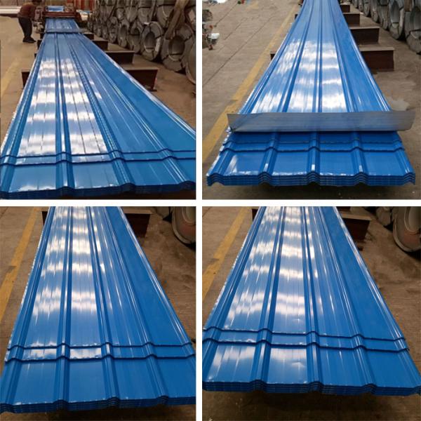 energy save green color roof sheets 840x 0.476mm for prefabricated warehouse