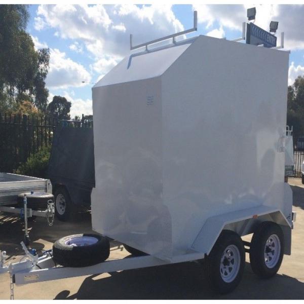 Quality Fully Framed 8 x 5 Furniture Van Trailer , Single Axle Small Enclosed Utility Trailer for sale