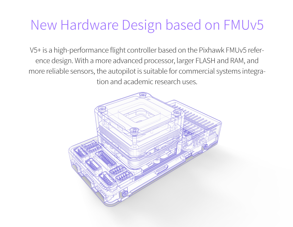 Free Shipping CUAV V5+ Drone Flight Controller Pixhawk 2.4.8 Kit