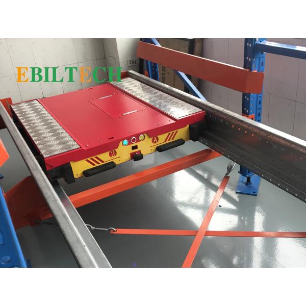 Intelligent Radio Shuttle Racking System Steel L High End Automatic Density Storage