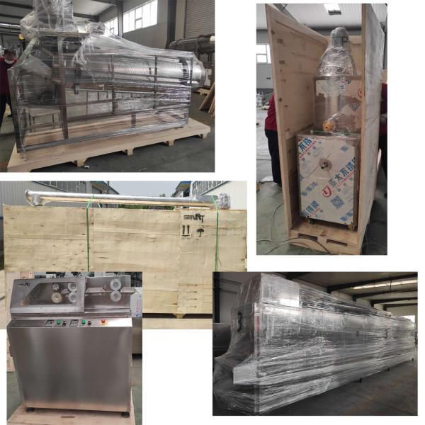 Simens Control Chocolate Center Filler Puff Snack Machine Stable Performance