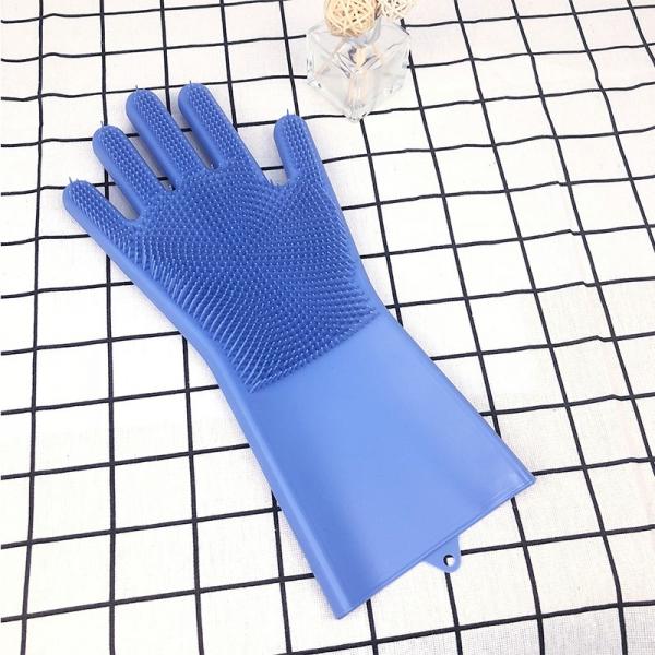 Quality Best Amazon Hot Heat Resistant Kitchen Five Finger Barbecue Grilling Rubber Silicone Oven Reusable Cooking BBQ Glove for cooking for sale