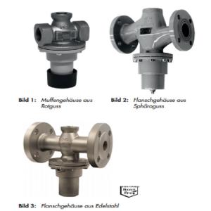 Buy cheap 44-0 B-DIN Steam Pressure Reducing Valve With PN 25 Pressure Rating Stable Performance product