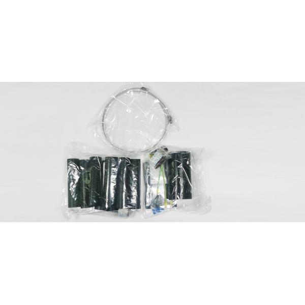 96 Cores Dome IP68 1 Oval + 8 Round Fiber Optic Splice Cable Closure Heat Shrinkable Seal