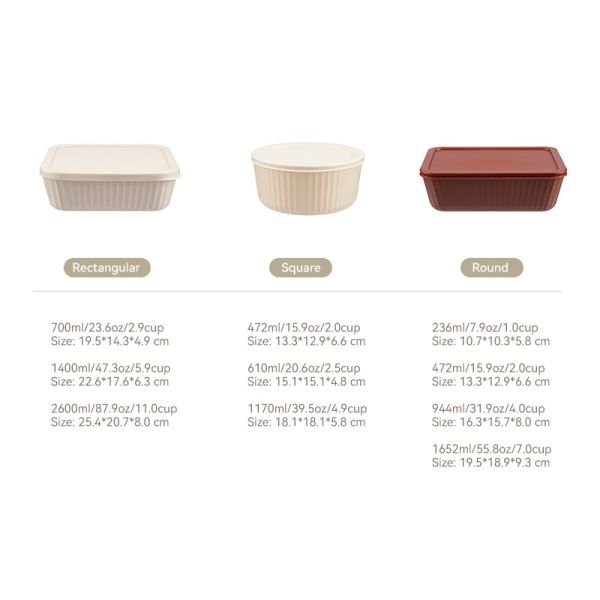 IKOO Borosilicate glass food storage containers with Lid