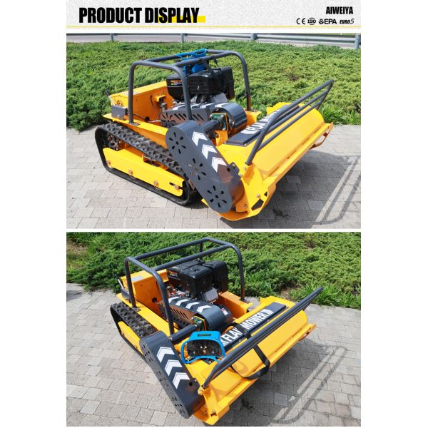 US Spot Factory Direct Lawn Mower Remote Control Crawler Mower Brushless Motor Flail Mower
