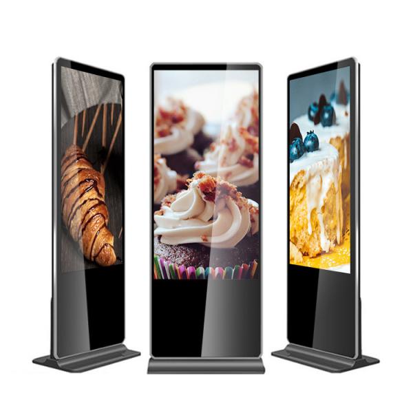 Quality 43Inch Floor Standing LCD Advertising Display Vertical Digital Signage Totem for sale