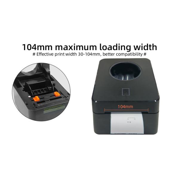 Thermal Barcode Printer for Label Printing 203dpi DC 24V/2.5A Return and Replacement