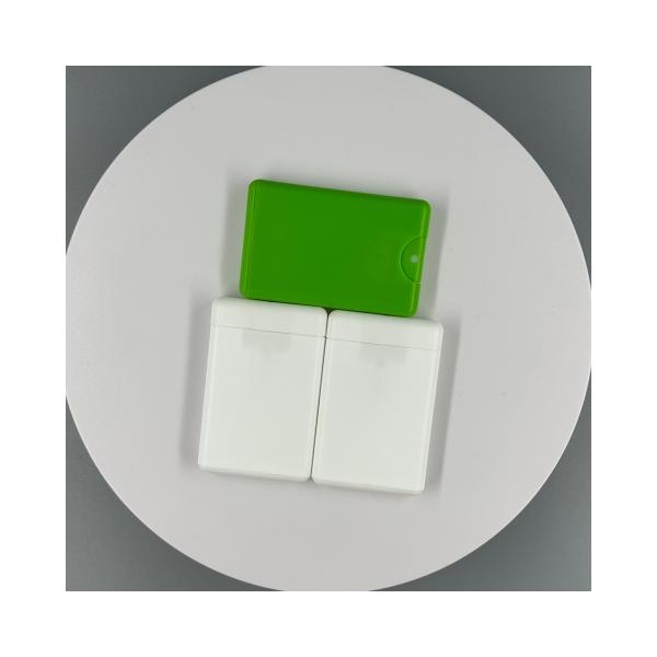 10ml Square Portable Refillable Perfume Spray Bottle with Fine Mist Base Material pp