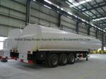 50Ton liquid Asphalt Tanker Semi-trailer with 2TBL45P BALTUR Heating and