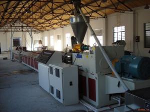 China 240*60mm WPC extrusion line/extrusion line/WPC making machine/machinery/wpc machine on sale