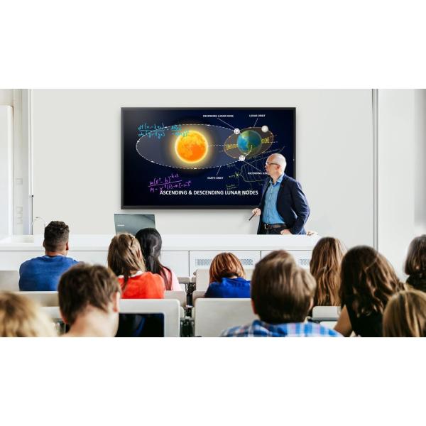 130 Inch Interactive Whiteboard with 10-Point Touch and 3840*2160 Resolution for Smart Classrooms
