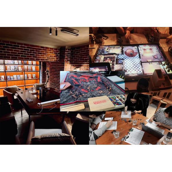 Multi Color Custom Resin Dice DND#RPG Red And Blue Smooth Texture