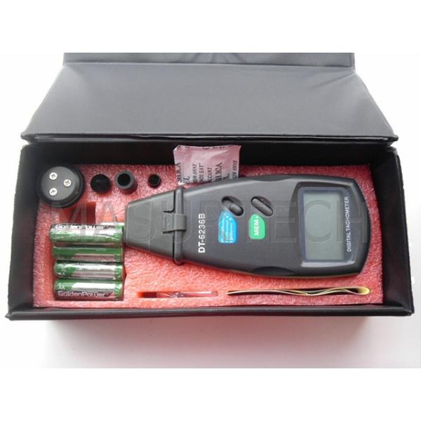 Portable Digital 2 in 1 LASER Sensor Photo & Contact Tachometer DT-6236B