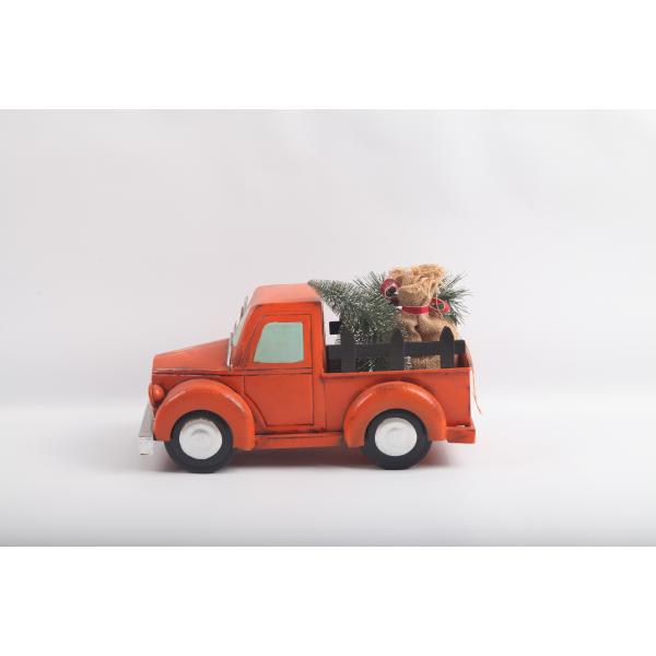 Old Style Orange Van Decorations Interior Decorations Metal Garden Decorations