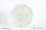 11" Large Beautiful Ceramic Dinner Plates Pad Painted Round Shape For Restaurant