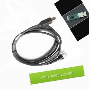 Buy cheap Durable Computer Data Cable / Symbol Barcode Scanner USB Cable With Chip for RS232 Port Scanner product