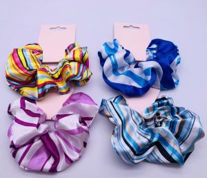 Buy cheap Boho Silk Fabric Hair Accessories Scrunchies Multicolor For Outdoor product