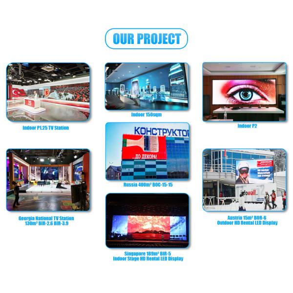 SMD2121 4000Pixels/Sqm Indoor Fixed LED Display For Advertising